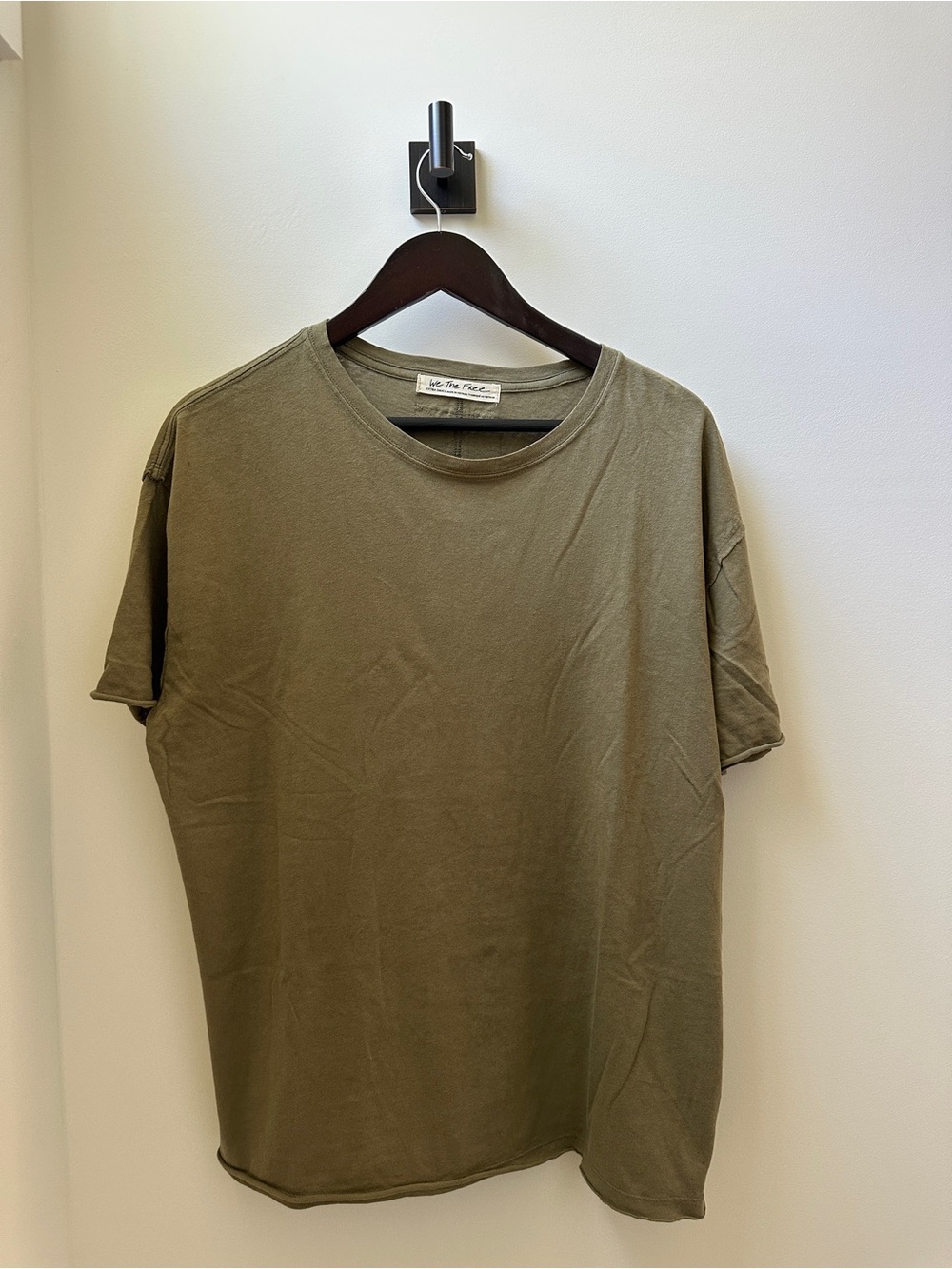 We The Free Nina Tee - Olive leaves